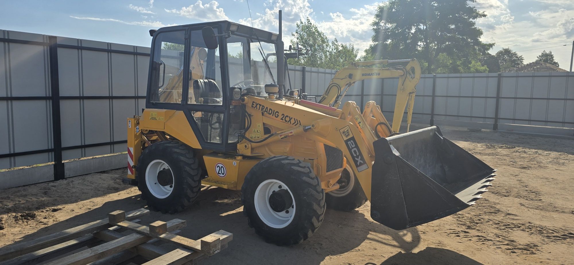 Koparko-ladowarka Jcb 2cx 4x4 2 osie Skrętne Super stan!
