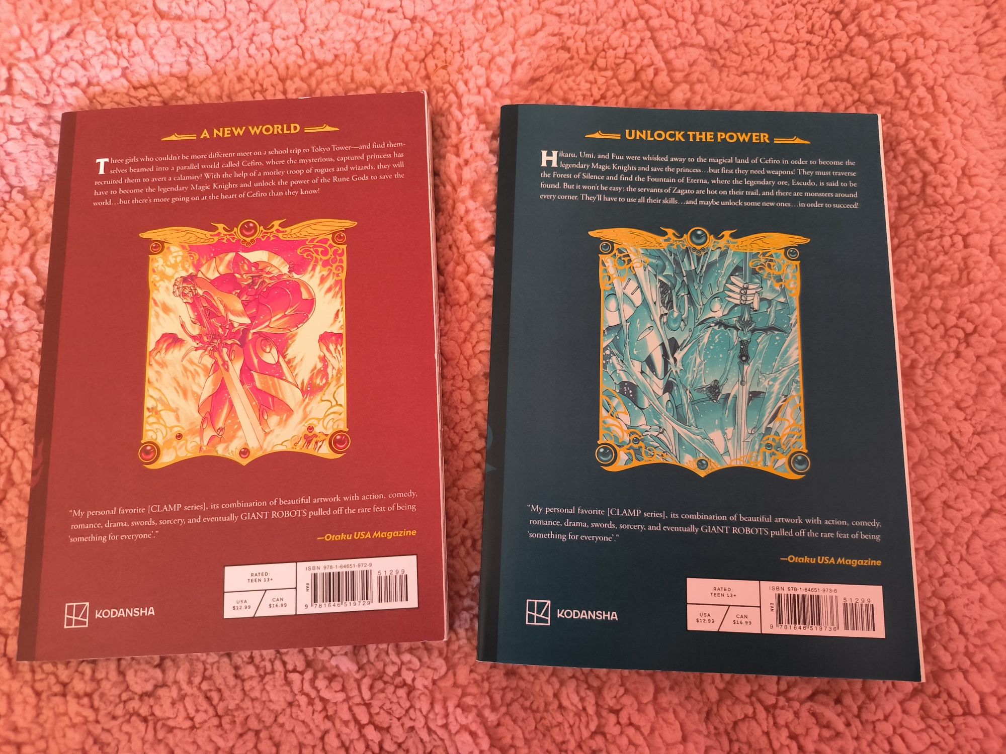 Mangá "Magic Knight Rayearth" vol. 1-2 de Clamp