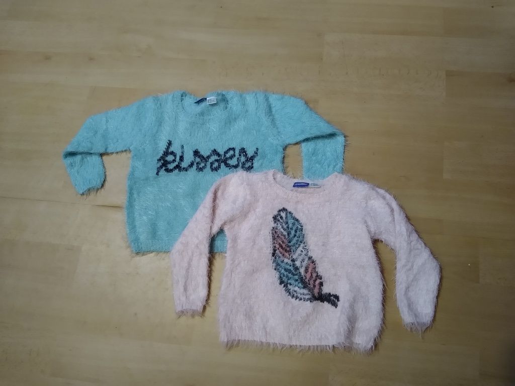 Sweter sweterek pluszowy puszysty