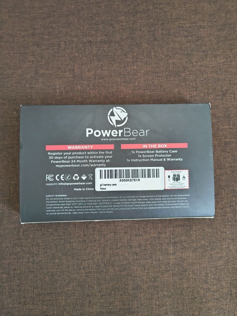 Power Bear Etui z baterią!