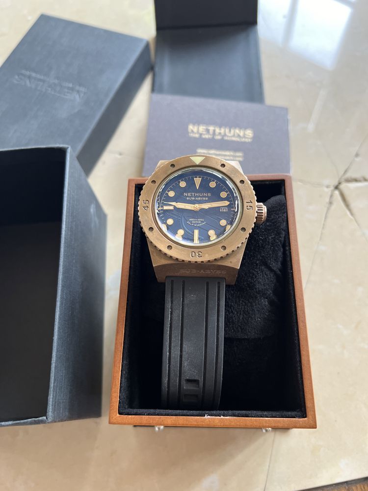 Zegarek nethuns sub abyss bronze 45 mm