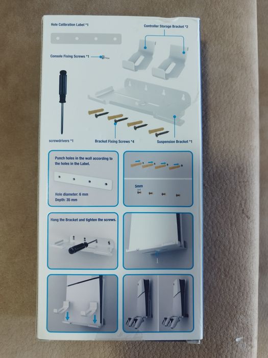Suporte para PS5 SLIM com suporte para comandos