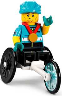 Lego minifigure 71032 Wheelchair Racer COL397