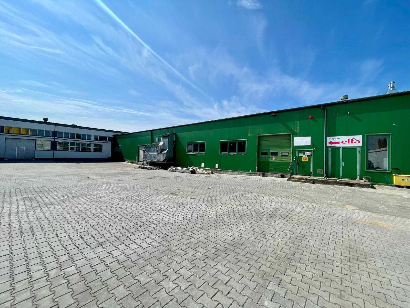 Hala magazynowa 1395 m2 - 4 wjazdy, rampa