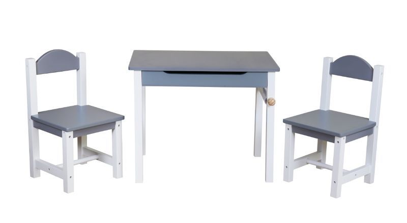 Zestaw stolik oraz 2 Solidne krzesełka Drewniane Wytrzymałe SOLIDNE