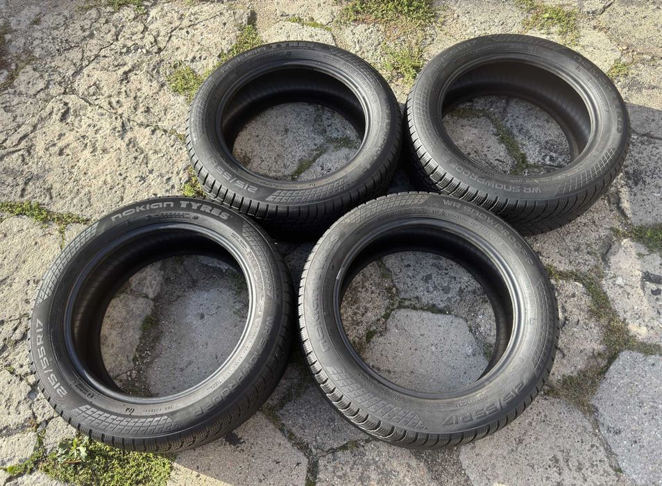 Opony zimowe 215 55 R17 Nokian - Stan Idealny !
