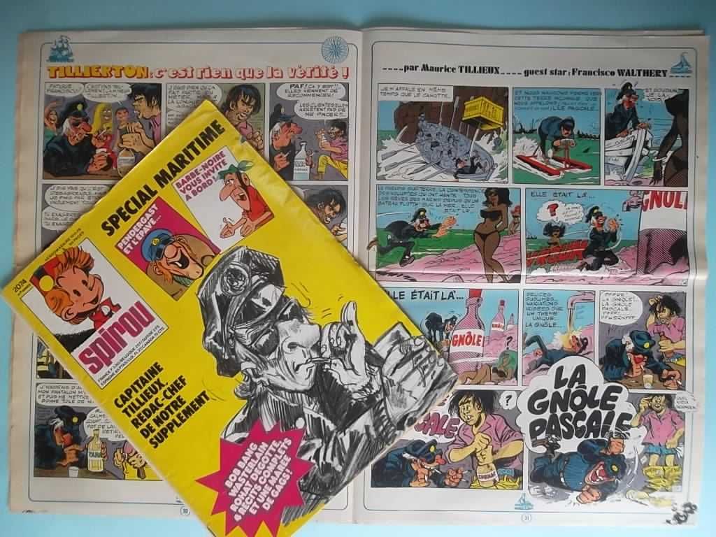 Revistas SPIROU em francês (anos 60/70) com RAROS BRINDES