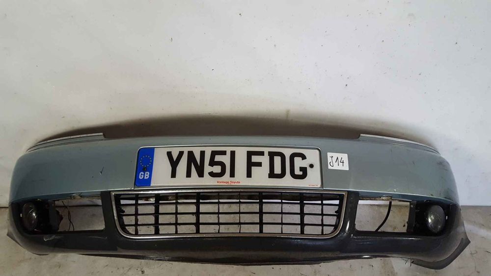 * ZDERZAK PRZÓD PRZEDNI DO AUDI A6 C5 HALOGENY LX6V BŁĘKITNY