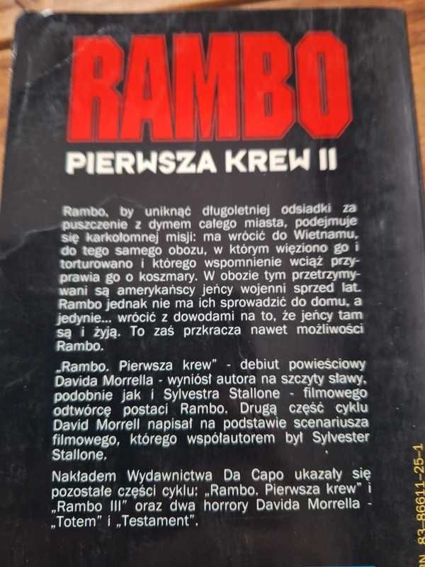 Rambo Pierwsza krew 1-3 David Morrell