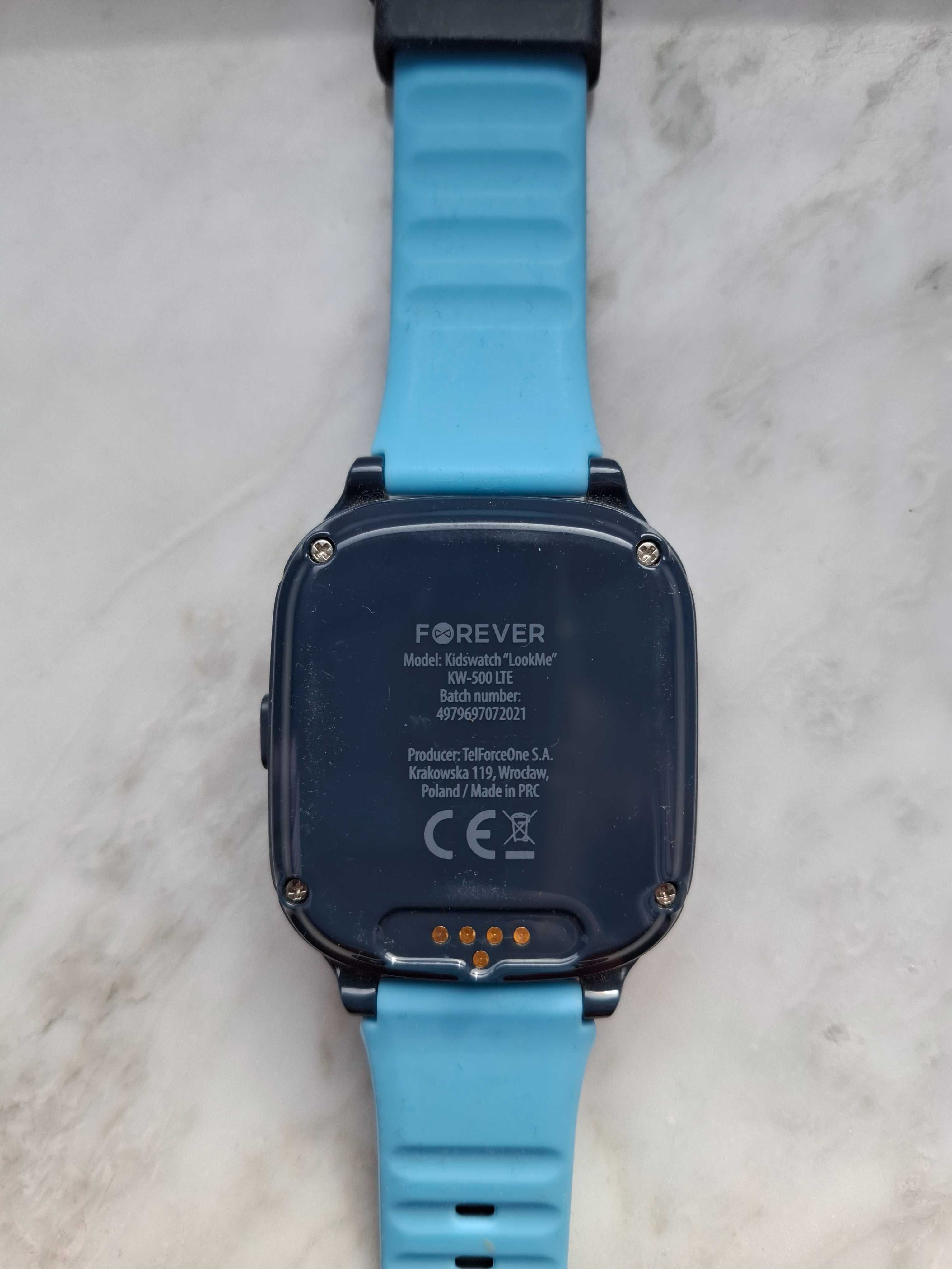 Zegarek Forever KW-500 LTE Smartwatch dla dzieci z GPS i telefonem