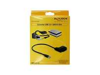 Delock 61882 Konwerter Adapter USB 3.0 do SSD HDD 2.5" 3.5" SATA 6Gb/s