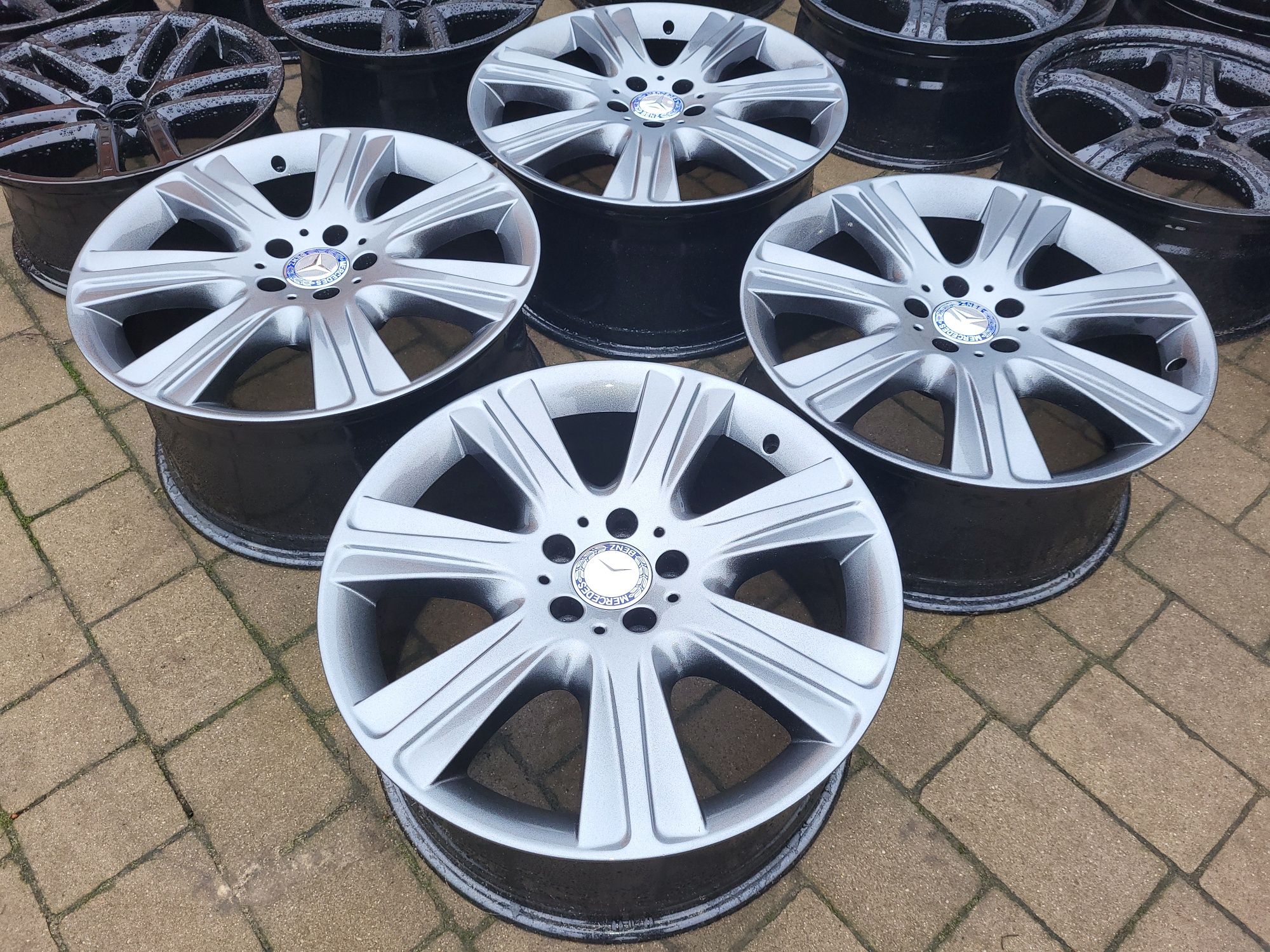 Alufelgi oryginal Mercedes S E CLS 8,5Jx19 i 9,5Jx19 grafitowe