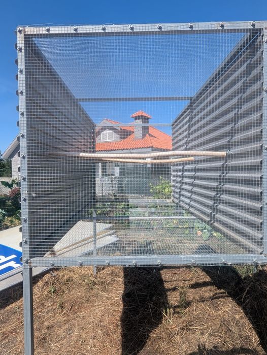 Gaiola para aves de grande porte