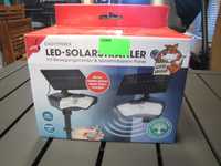 Reflektor solarny lampa LED do ogrodu, garażu lub na taras z pilotem