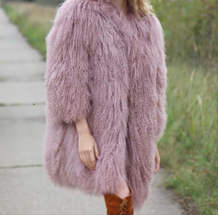 Шуба из меха ламы