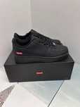 Buty meskie Mokasyny Nike_Air_Force_1_LowSupremeBlack R.46