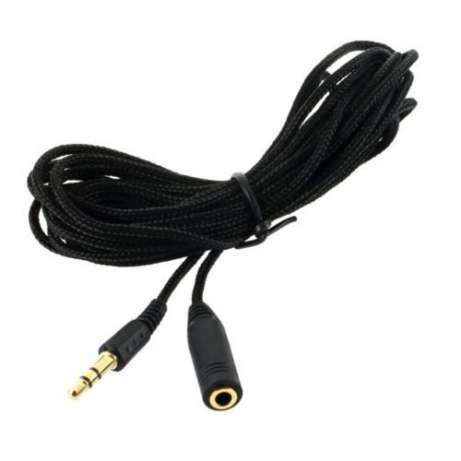 Extensão adaptador jack 3.5mm audio de 3m 3 metros PORTES GRATIS NOVO