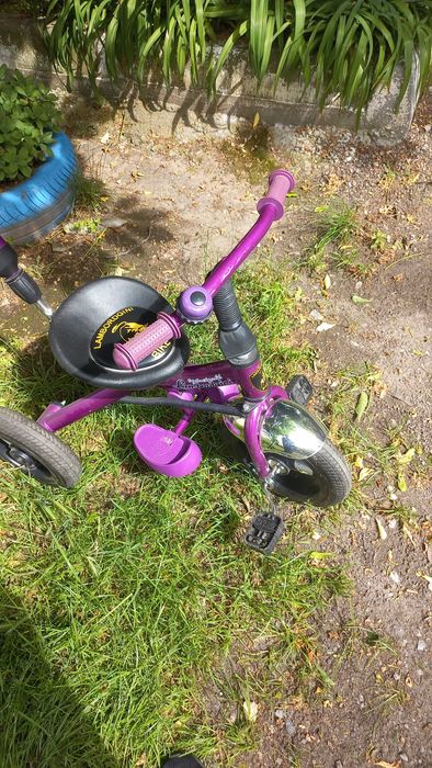 Велосипед трехколесный Lamborghini  Sigma с родительской ручкой.