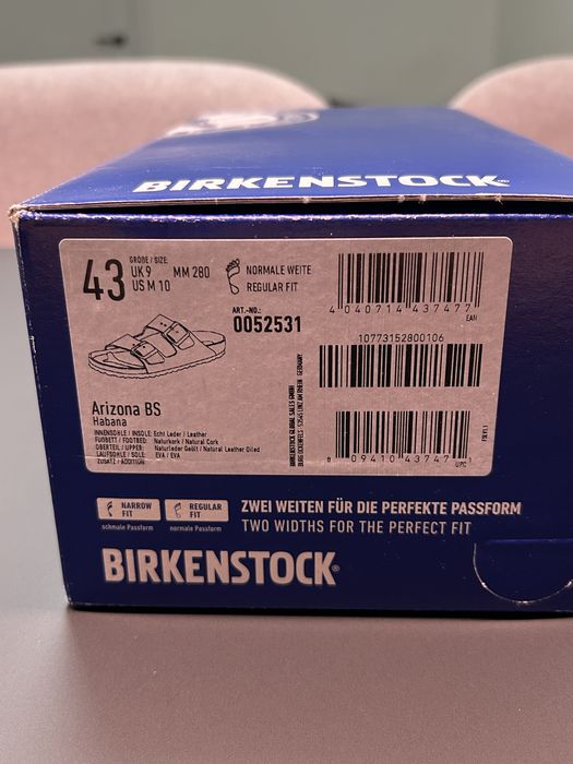 Birkenstock Arisona BS 43 280мм Нові з США