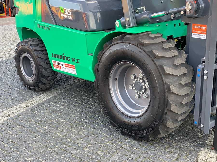 Wózek widłowy terenowy ELEKTRYCZNY Lonking LG35BT Terrain 2WD 3500 kg