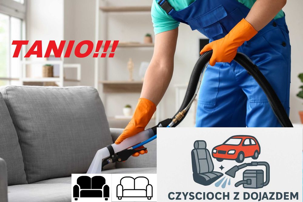 Mobilne pranie mebli i tapicerki + sprzątanie mieszkań i aut ZAMÓW SMS