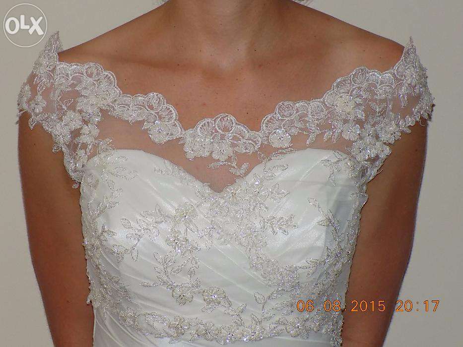 Piękna suknia ślubna rozm. 38