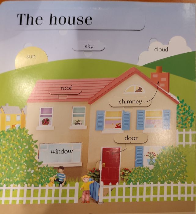 Primeiro livro de inglês com páginas em cartolina
Iniciação ao inglês