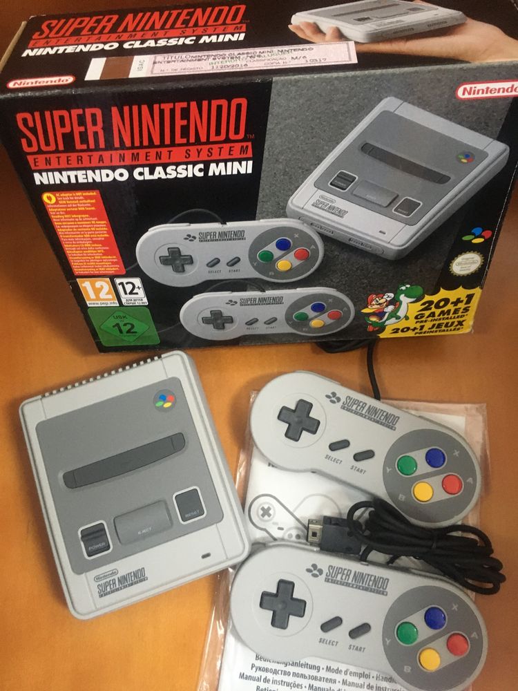 Super Nintendo classic mini - 300 jogos