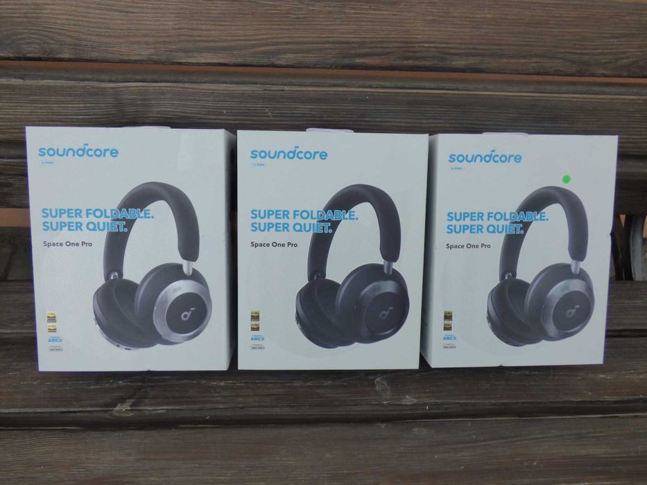 Електрошрот Навушники Anker SoundCore Space One Pro Black оригінал