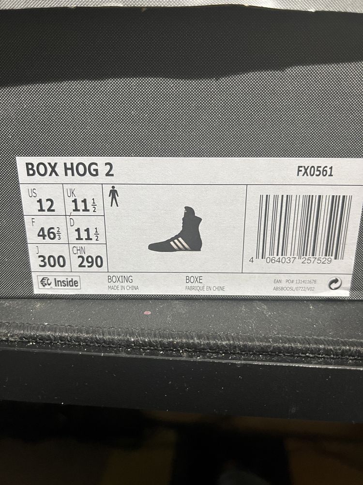 Buty Bokserskie Adidas Hog 2 r. 46 2/3