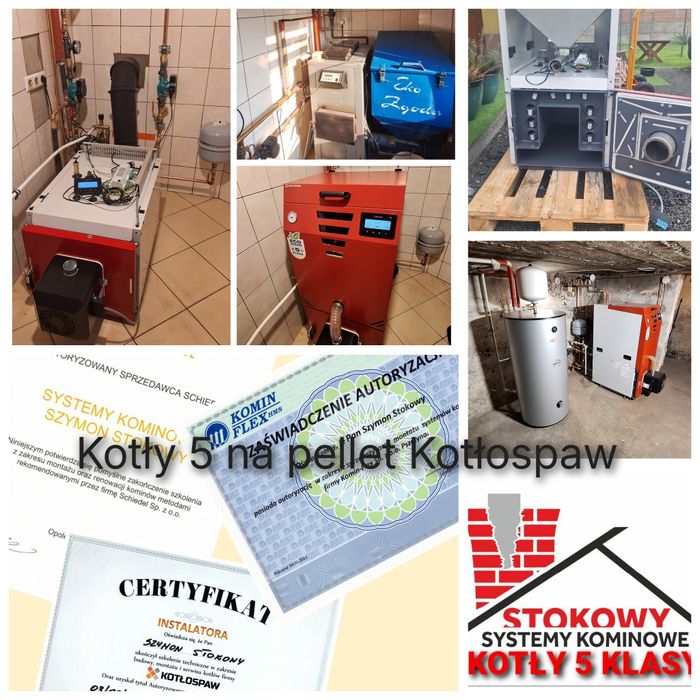 Wymiana starych piecy na pellet Kotłospaw + frezowanie wkłady kominowe