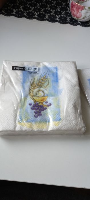 Serwetki papierowe 3op. okolicznościowe, komunia, chrzest, prymicje