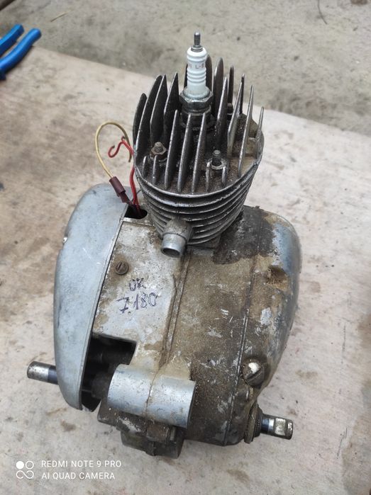 Silnik Romet Komar sztywniak ryś żak B3 cylinder G12 na pedała