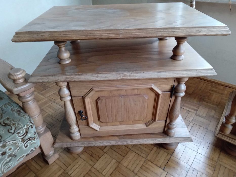 Meble dębowe zestaw 6 elementów