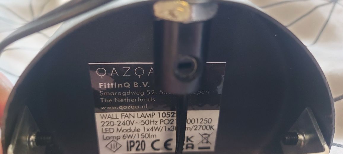 Wentylator z oświetleniem LED