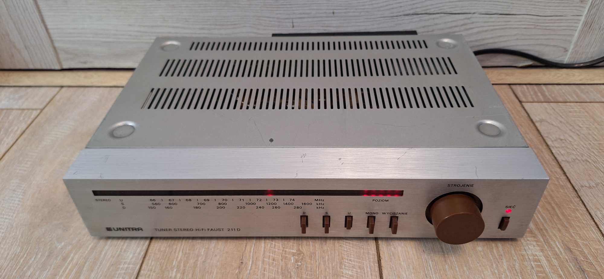 Tuner Unitra Faust 211 D ! 100 % Sprawny ! Przestrojony !! OKAZJA !