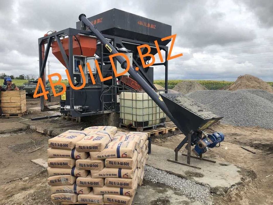 Бетонный мобильный комплекс, бетонный завод, мобильный, стационарный