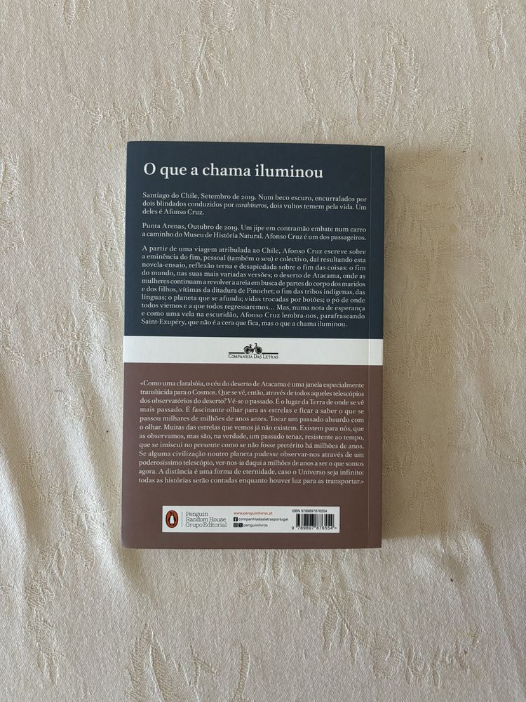 O Que a Chama Iluminou, Afonso Cruz