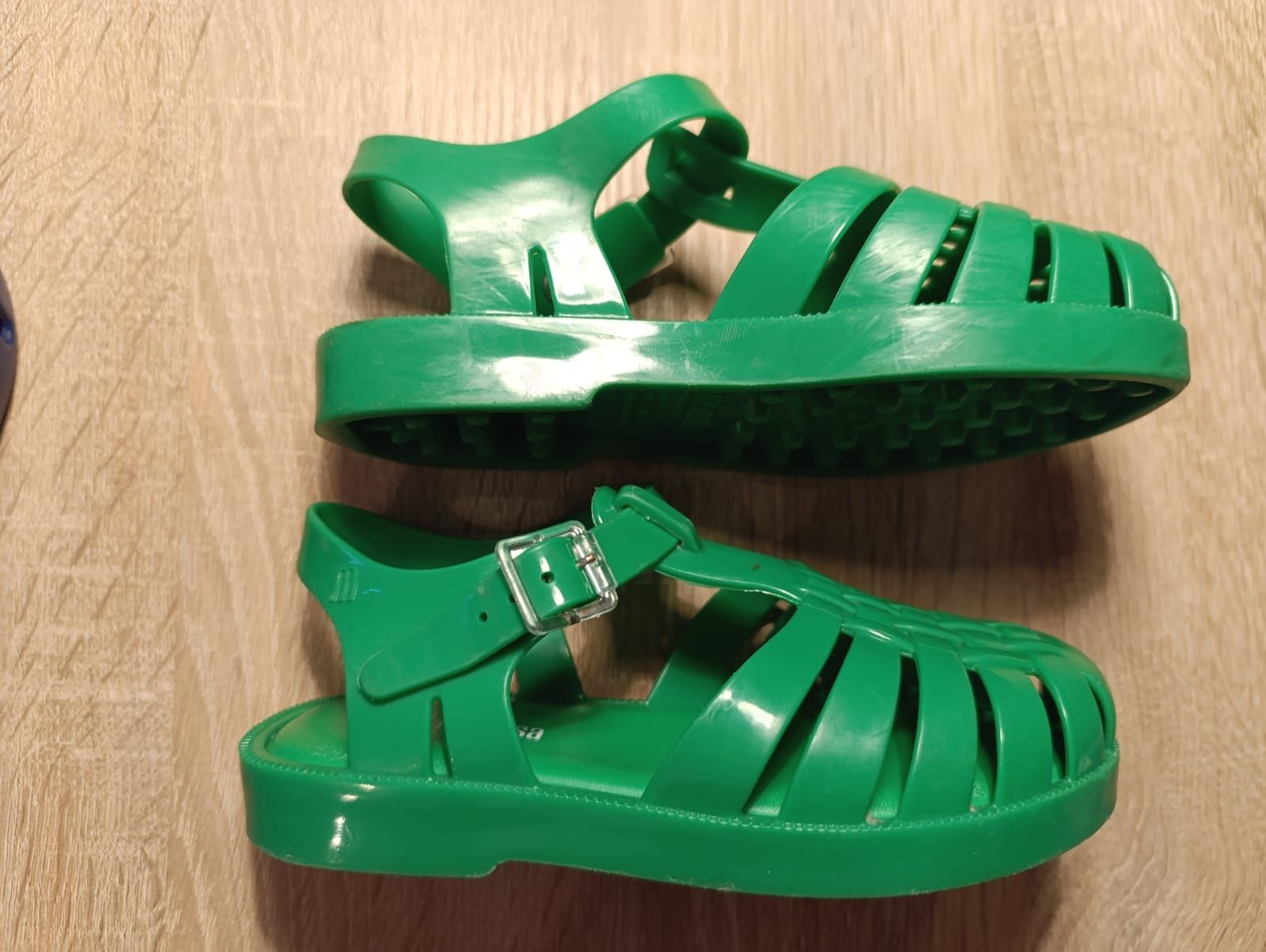 Mini Melissa Possesionb zielone sandaly