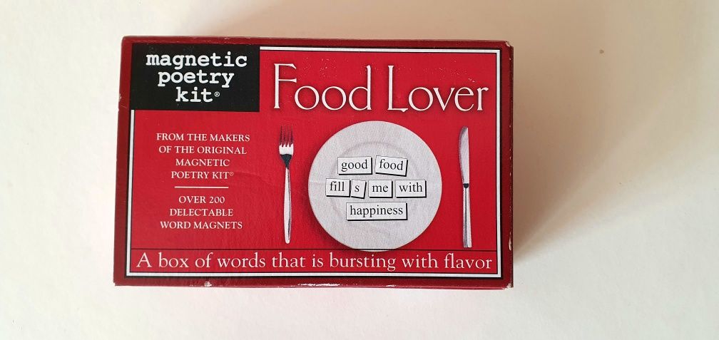 Imans amantes de comida / Magnetic Poetry kit / Food lover