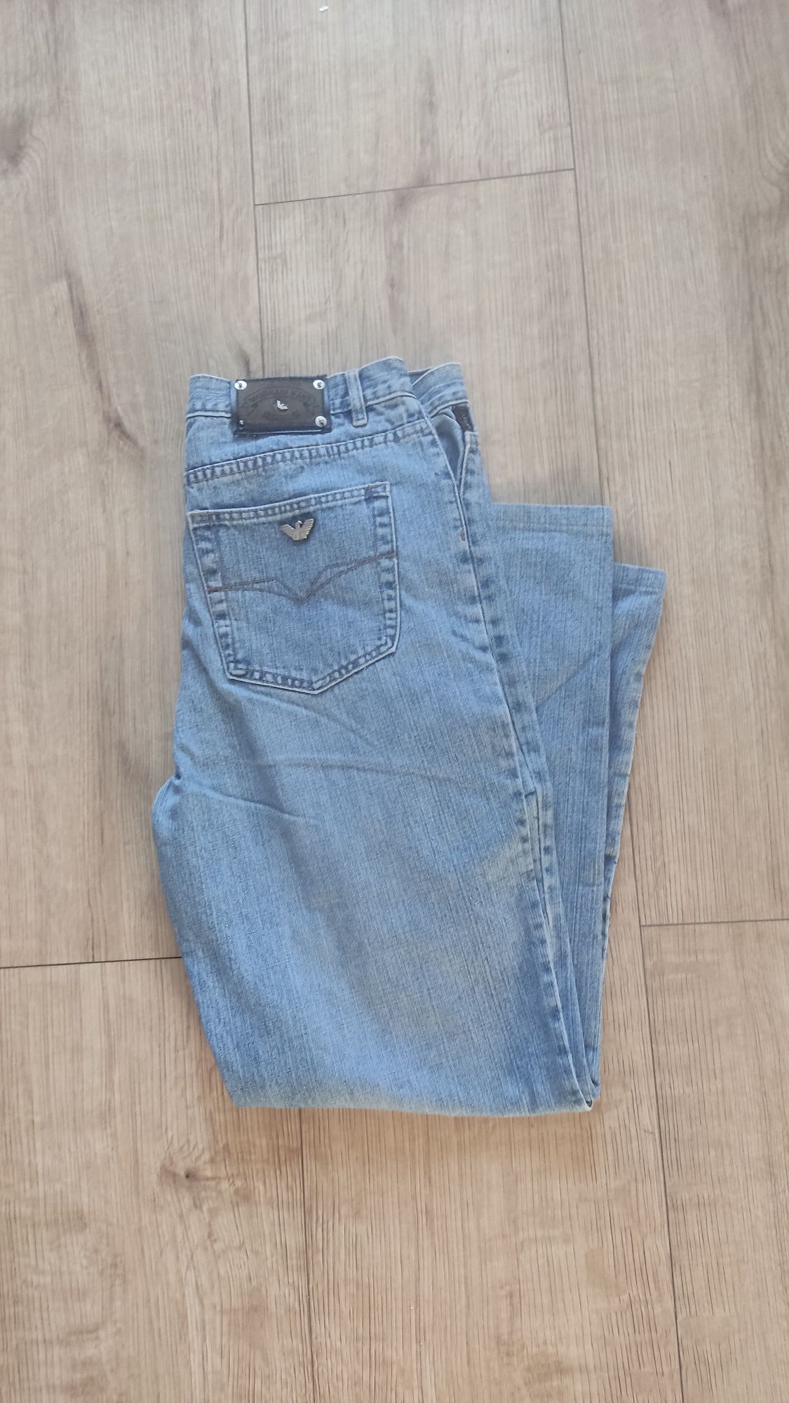 Jeansy męskie Armani jeans vintage