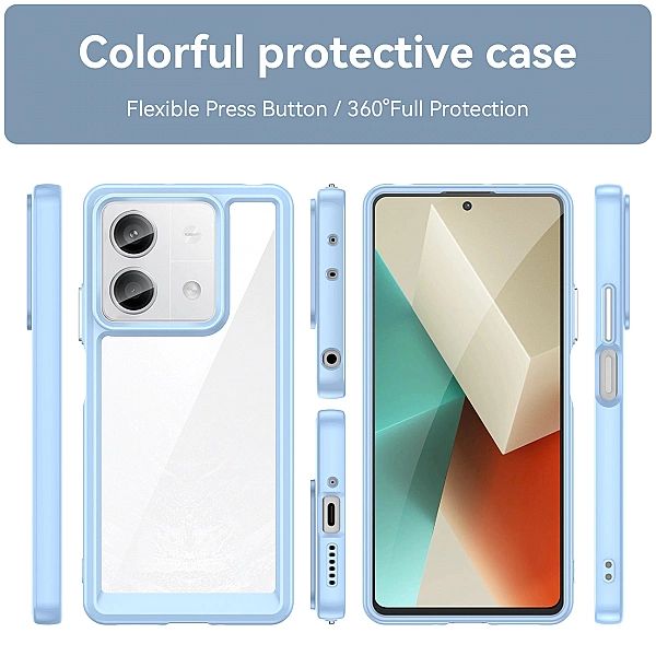 Etui Outer Space Case z żelową ramką do Xiaomi Redmi Note 13 Pro - nie