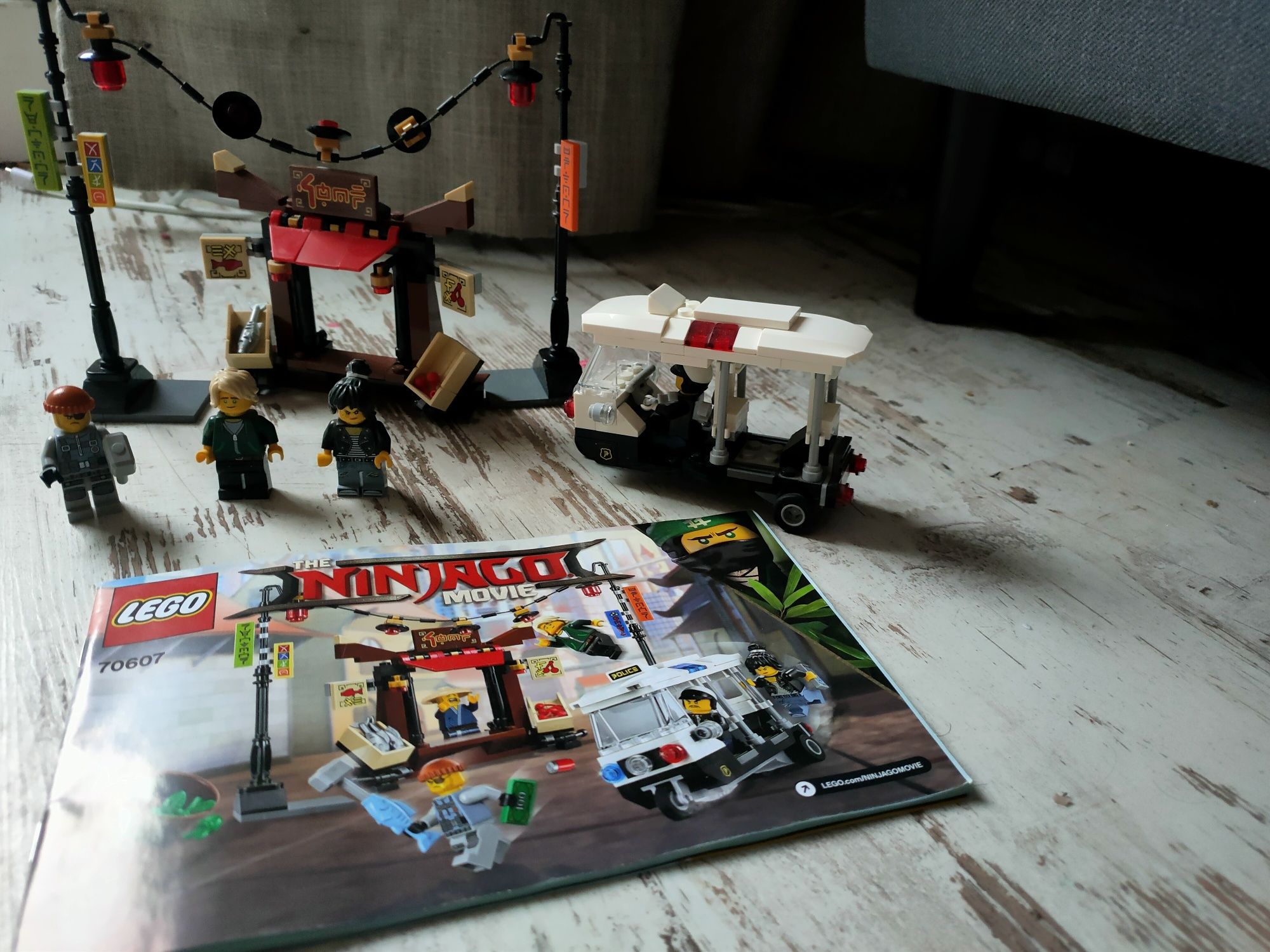 LEGO ninjago pościg w Ninjago city