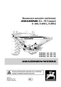 Instrukcja obsługi Amazone ZA-M Compact, Amazone ZA-M MAX