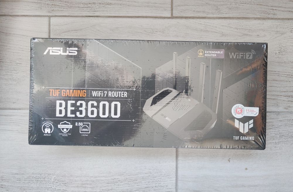 Новий Ігровий Роутер ASUS TUF-BE3600 Wi-Fi 7 (Європейська версія)