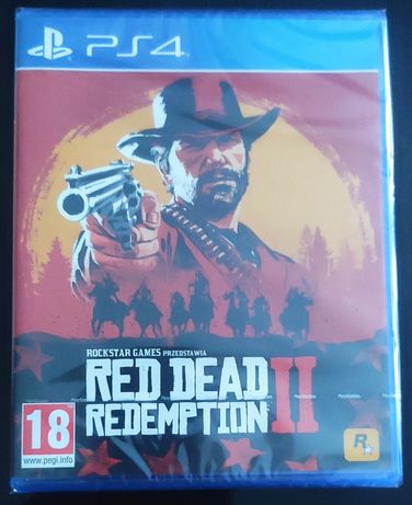 Red Dead Redemption 2 PL Gra PS4 (Kompatybilna z PS5) NOWA FOLIA
