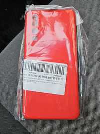 Etui, case Huawei p30 silikon czerwone