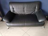 Sofa i fotel komplet skóra ekologiczna