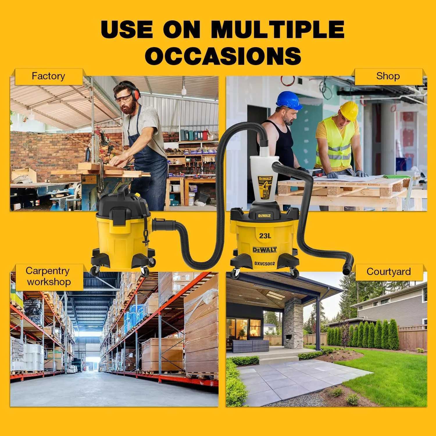 DeWALT DXVCS002 Фільтр-циклон для будiвельних пилососiв
