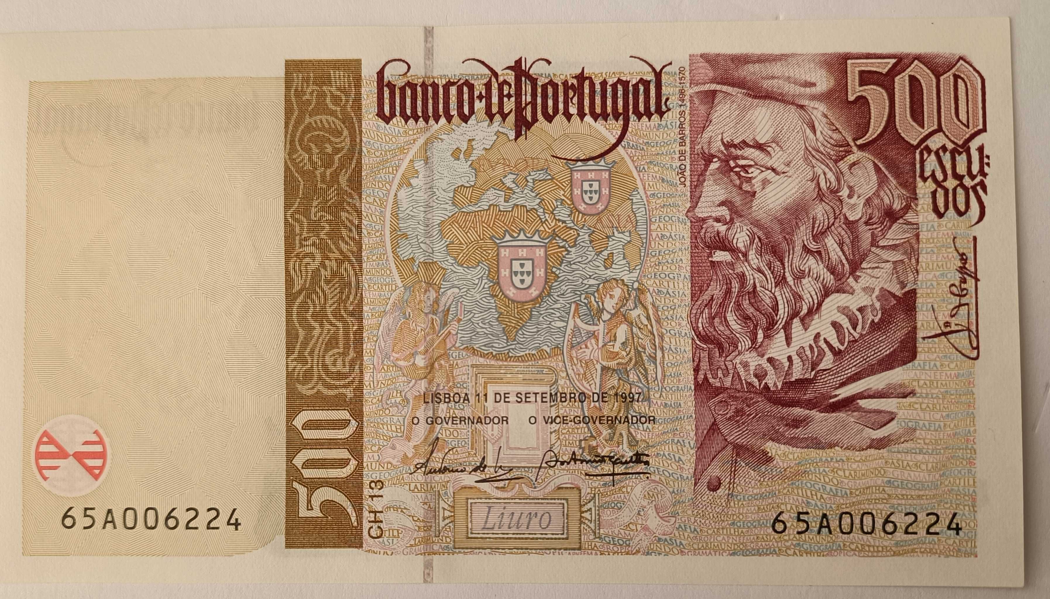 4 Notas de 500 Escudos da República Portuguesa « Banco de Portugal »